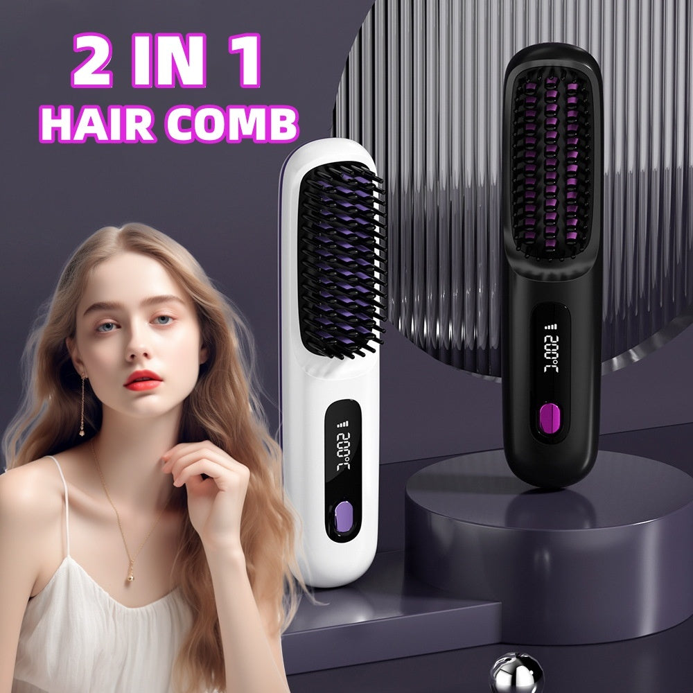VersaStyle: Wireless 2-in-1 Hair Straightener and Curler