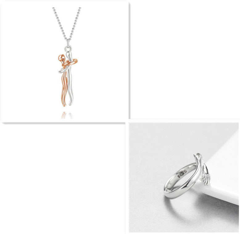 Hug of Affection: Couples Necklace