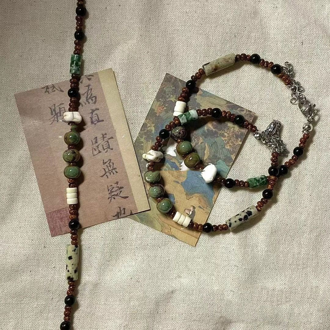 Dual Circle Delight: Exquisite Beaded Bracelet for a Unique Touch