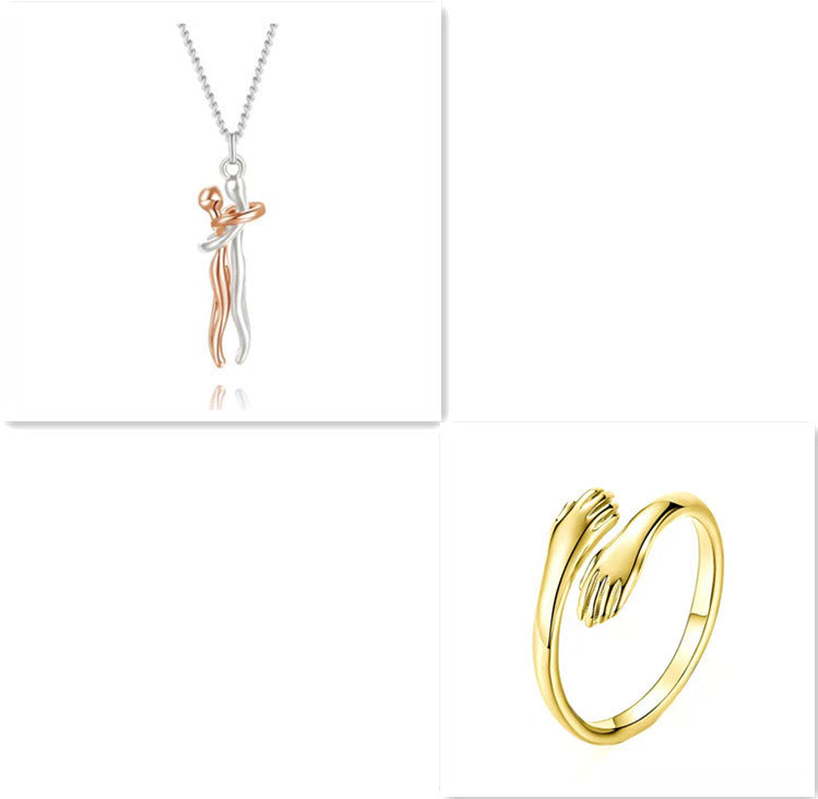 Hug of Affection: Couples Necklace