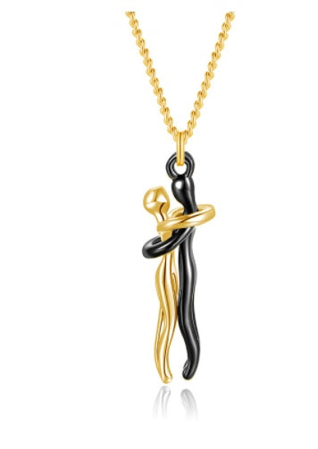 Hug of Affection: Couples Necklace