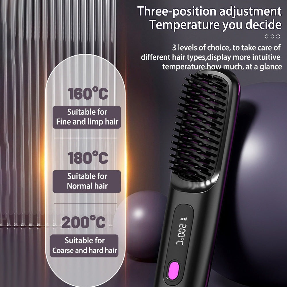 VersaStyle: Wireless 2-in-1 Hair Straightener and Curler