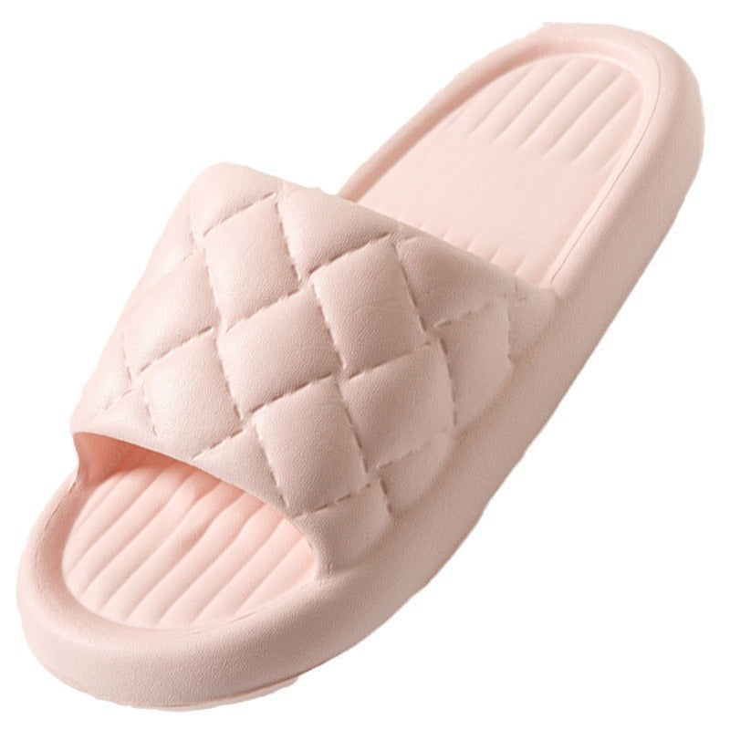 Summer Comfort: New Rhombus Home Slippers for Women and Men - Lightweight, Non-Slip, and Stylish