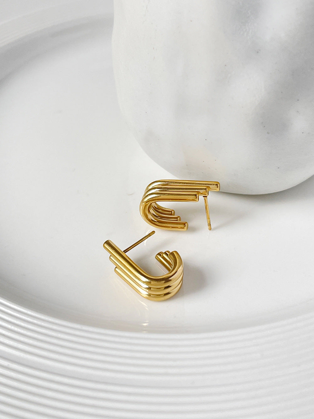 Petite Perfection: Little Wing Stainless Steel Earrings for Women