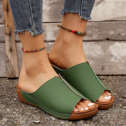 Peak Comfort: Solstice Wedge Sandals - Elevating Style for Casual Summer Strolls