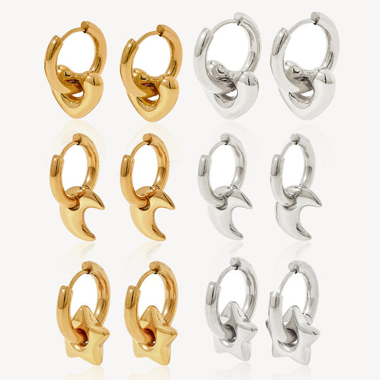 Shine On: XINGX Stainless Steel Glossy Earrings