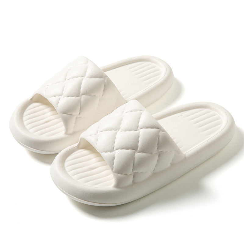 Summer Comfort: New Rhombus Home Slippers for Women and Men - Lightweight, Non-Slip, and Stylish