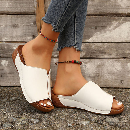 Peak Comfort: Solstice Wedge Sandals - Elevating Style for Casual Summer Strolls