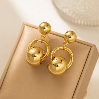 Effortless Style: Women's Simple All-Match Street Shot Earrings