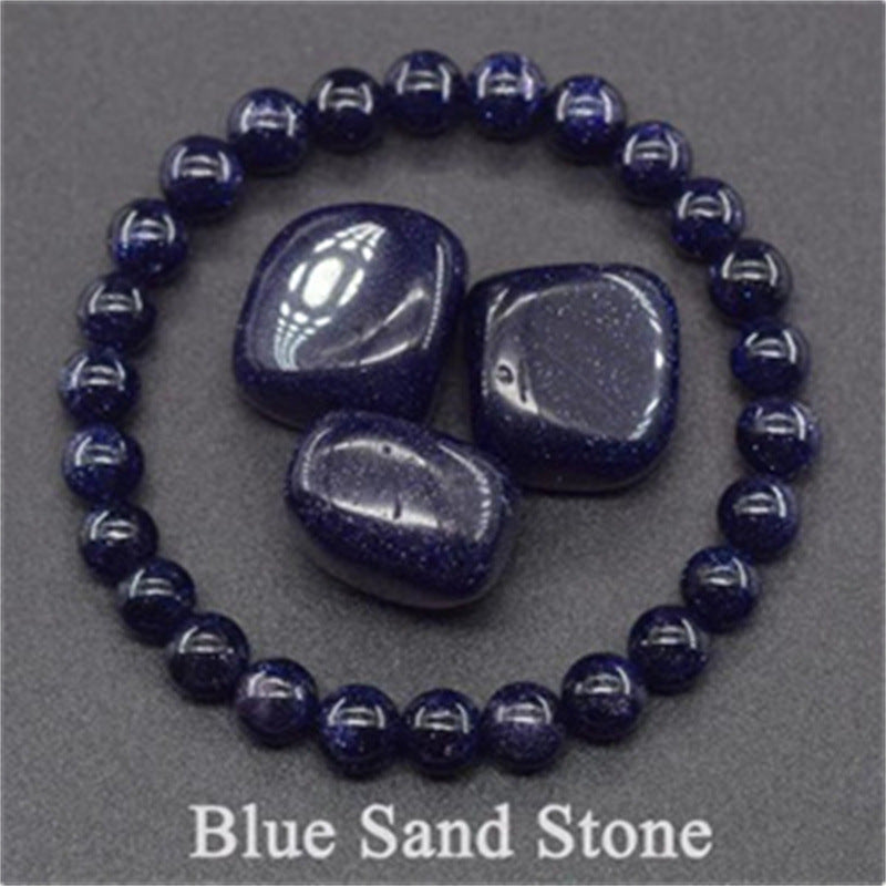 Earthly Elegance: Natural Stone Tiger Eye Beaded Yoga Bracelet for Men and Women