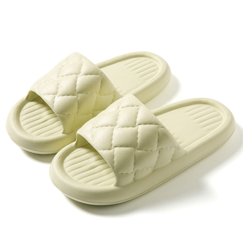 Summer Comfort: New Rhombus Home Slippers for Women and Men - Lightweight, Non-Slip, and Stylish