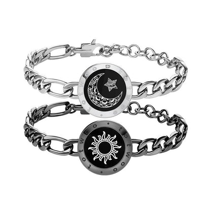 Eclipse of Love: Sun-Moon Smart Sensing Couple Bracelet