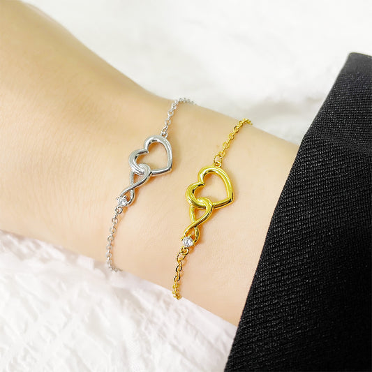 Embrace Love: Heart-shaped Bracelet - A Versatile Fashion Statement and Perfect Gift