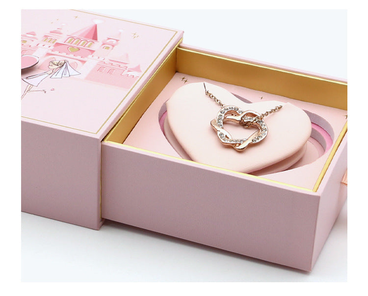 Love Castle Jewelry Box: Perfect for Rings and Necklaces